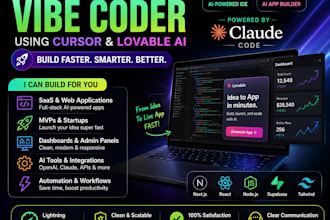 be your claude code vibe coder, using cursor and lovable ai