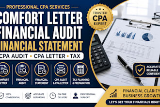 comfort letter, financial audit, financial statement, cpa audit, cpa letter, tax