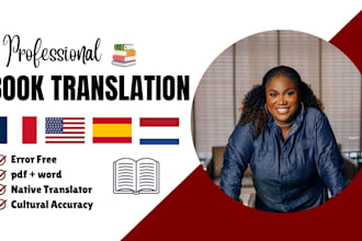 do in depth book and document translation into finnish danish english and welsh