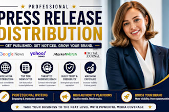 press release distribution brand PR business news startup media coverage