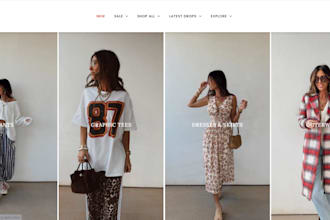 streetwear clothing website design clothing brand website y2k streetwear website