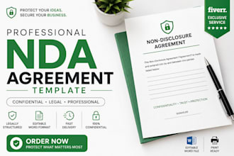 send you a watertight nda template,