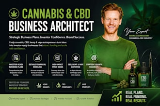 write an investor ready cannabis business plan and financial model