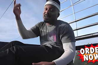 male rapper, rapper, rap vocals, rap feature, ghostwriter rap