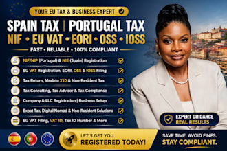 register spain tax nif portugal tax id eu vat eori for non residents