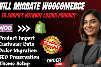 migrate woocommerce store to shopify without losing products