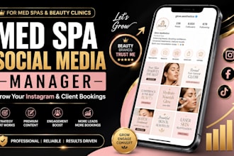 manage social media for beauty clinics and aesthetic brands