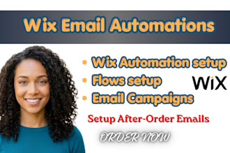 wix email marketing automation, wix booking website email campaign customization