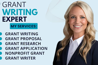 do grant writing, grant proposal, grant research and grant