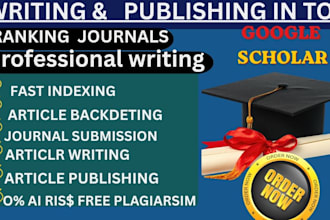 write and publish research articles in google scholar journals