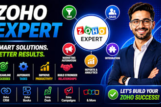 be zoho crm setup zoho one books creator hubspot zapier integration expert