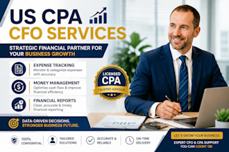 us CPA cfo services, expense tracking, money management, financial reports pro