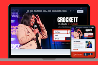 design modern political website political campaign political election website