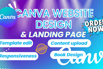 canva website canva landing page canva business website