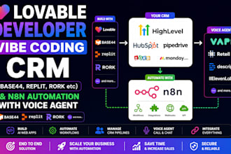 install claude code lovable deploy web app crm stripe payment supabase fix n8n