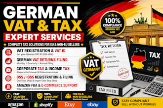 do vat registration, germany tax filing, corporate tax income tax, vat id