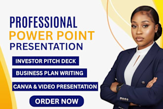 design modern professional powerpoint prese ntations and pitch deck