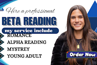 beta read romance fantasy thriller fiction novel alpha reader manuscript review