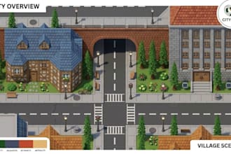 create real 8 bit 16 retro pixel art game boy rpg potrait icons sprites tilemap