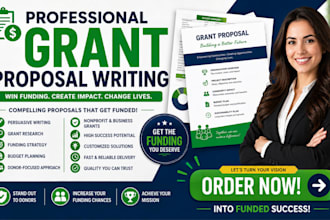 write a winning grant proposal for nonprofit and business funding as an expert