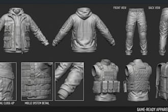 make realistic 3d garment clothing 3d secondlife outfits clothing in clo 3d