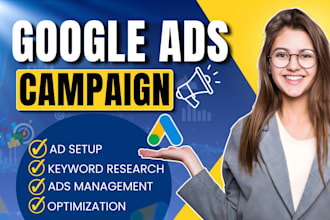 setup and manage google ads campaign