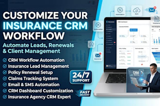 customize your insurance CRM workflow for automation client management