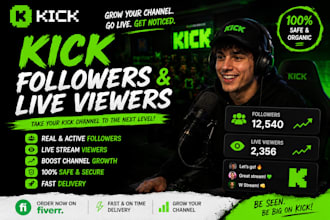 promote your kick stream to gain active viewers and followers