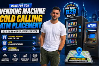 vending machine cold calling,atm placement,b2b lead generation