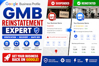 reinstate suspended google business profile verification gmb optimization
