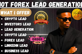 provide targeted forex lead and crypto investors lead