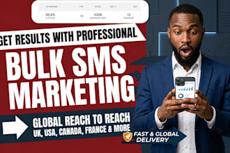 send targeted SMS blasts and bulk text marketing campaigns