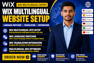setup wix muitilingual site wix language switcher wix translation integration