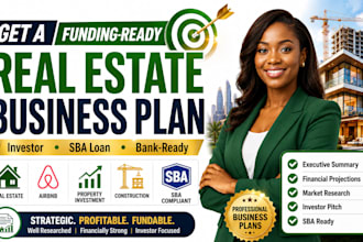 write real estate airbnb property investment and construction business plan sba