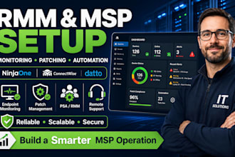 setup and automate rmm msp with ninjaone connectwise and datto