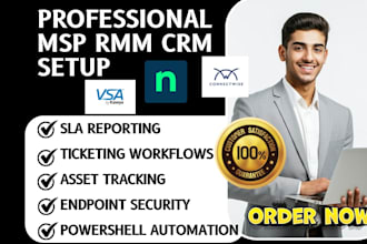 setup rmm msp kaseya naijaone connectwise autotask datto sentinelone ninjarmm