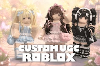make custom ugc accessories and characters