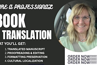 manually translate your book, document and ebook into spanish german and english