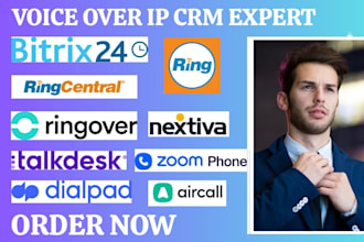 do bitrix24 ringcentral ringex ringover talkdesk nextiva zoom phone dialpad CRM