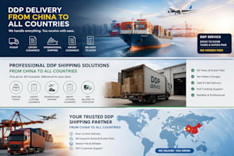 provide ddp shipping from china to your country