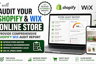audit your shopify online store provide comprehensive shopify wix audit report