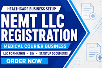 register your nemt or medical courier llc with ein and startup documents