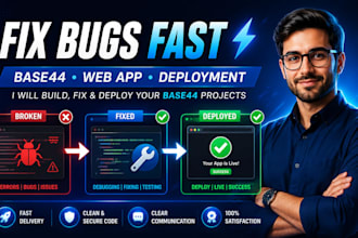 build a modern saas or business website using base44