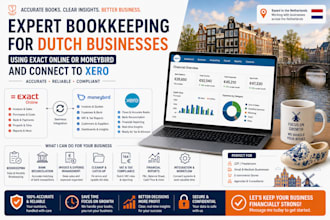 bookkeeping for dutch businesses using exact online or moneybird with xero