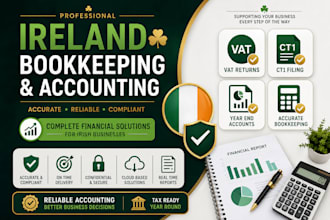 help with ireland bookkeeping, vat returns, ct1 and year end accounts