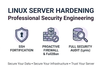 perform professional linux server hardening and security fortification