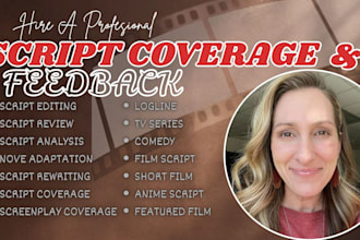 do script coverage edit and review industry standard script feedback screenplay