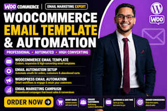 setup woocommerce email template wordpress email automation email marketing