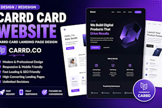 design carrd card website redesign carrd card landing page design carrd co