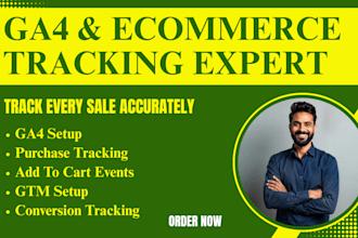 setup ga4 ecommerce tracking and fix purchase tracking issues